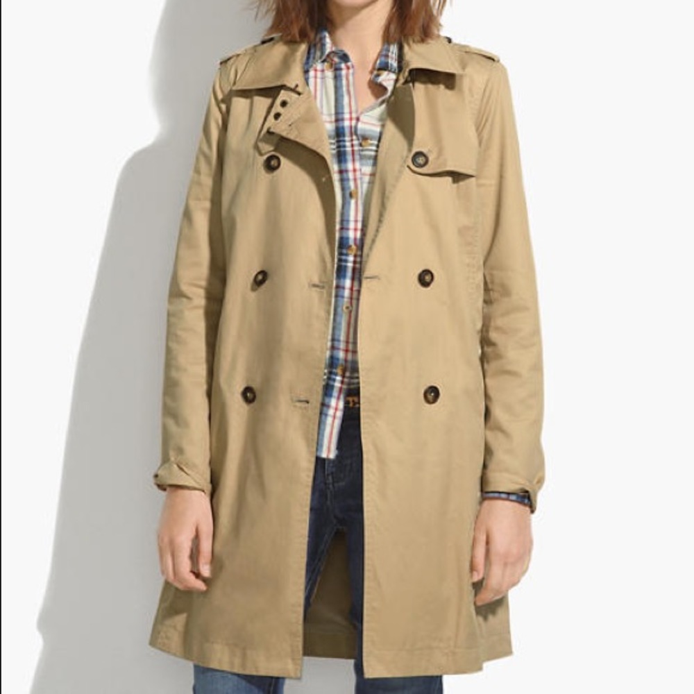 Madewell Harrison trench coat -like new!